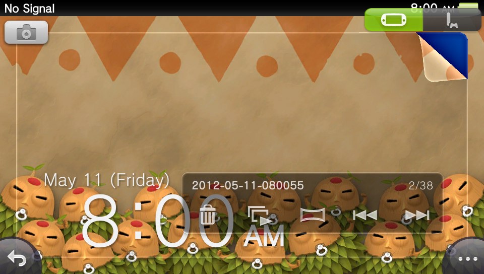 Originally screenshot taken May 11, 2012 PixelJunk Monsters on my PS Vita screensaver
