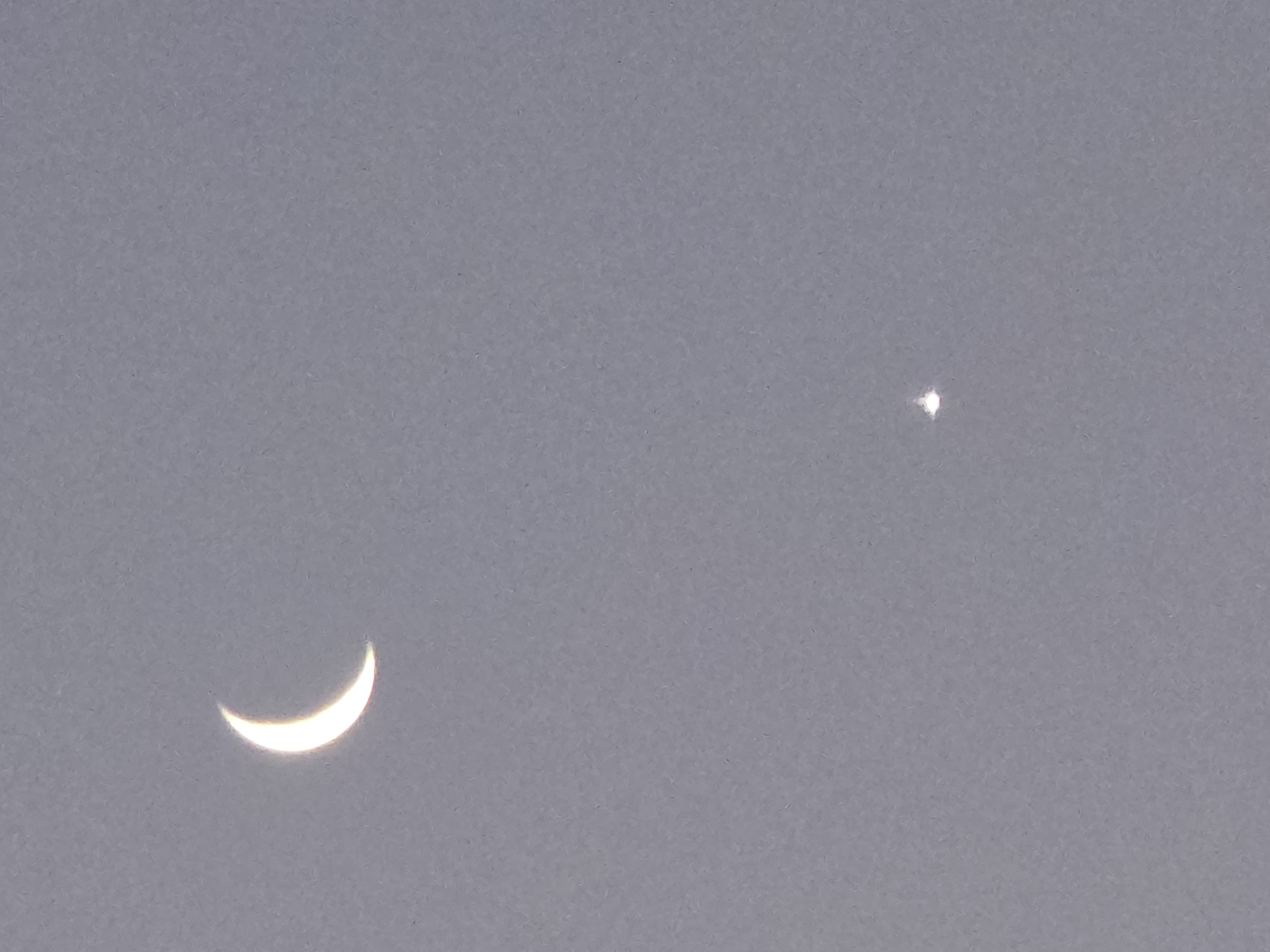 Moon and Venus Conjunction