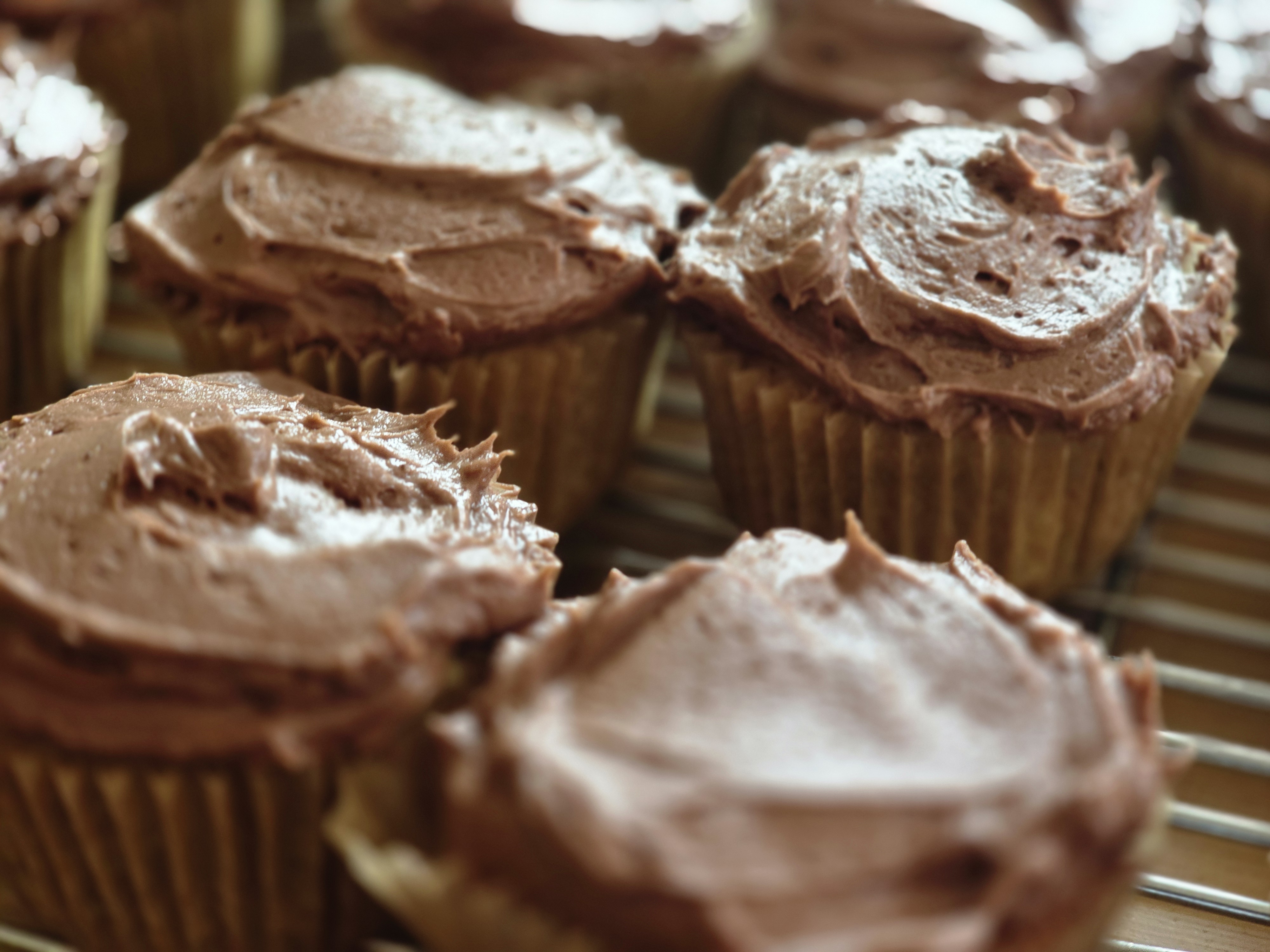 Yellow Cake Sourdough Discard Cupcakes