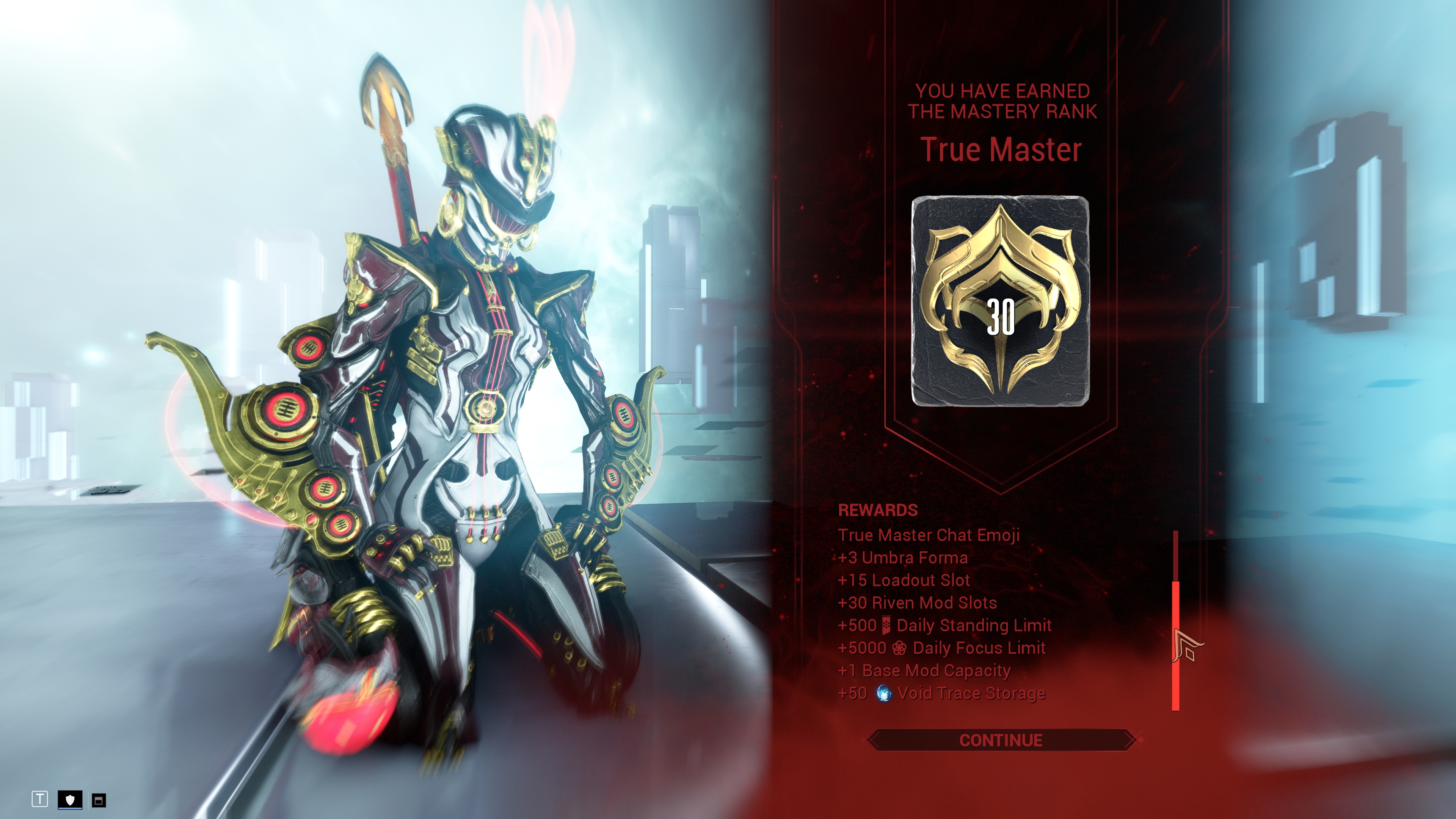 Mastery Rank 30, True Master